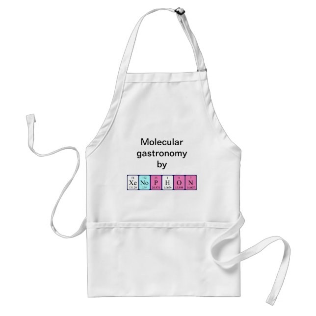 Xenophon periodic table name apron (Front)
