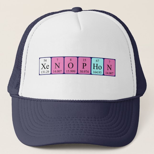 Xenophon periodic table name hat (Front)