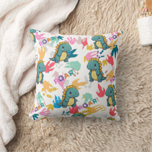 Xenotarsosaurus Dinosaur Baby Kawaii  Cushion