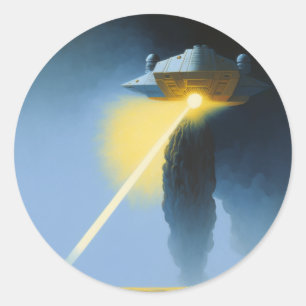 Xenu Initiate Vessel Classic Round Sticker
