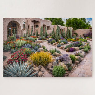 Xeriscaped Courtyard Jigsaw Puzzle