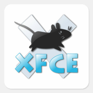 XFCE NS 1 SQUARE STICKER