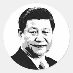 Xi Jinping Classic Round Sticker