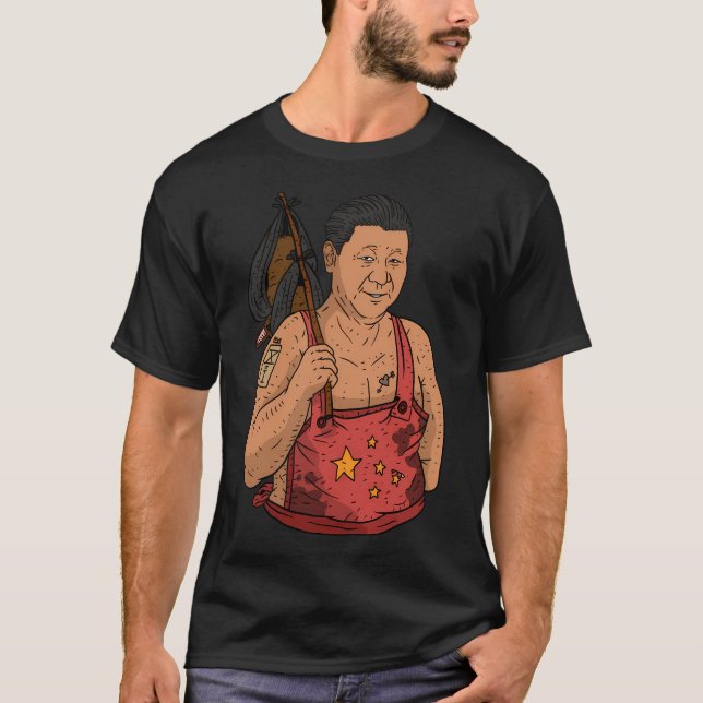 Xi Jinping The Chinese Leader Cooking Up Bats. A C T-Shirt (Front)