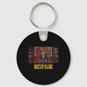 Xi Jinping Wup Beijing Funny Meme Face Giga Xi Chi Key Ring