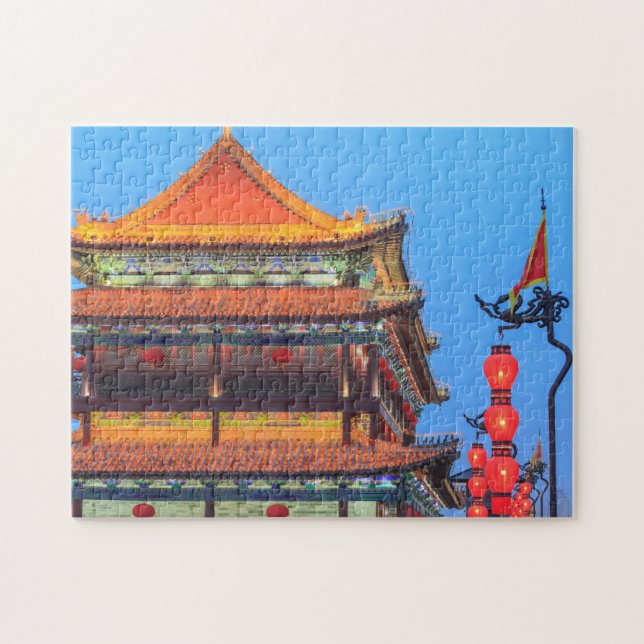 Xi'An City Wall Building Jigsaw Puzzle (Horizontal)