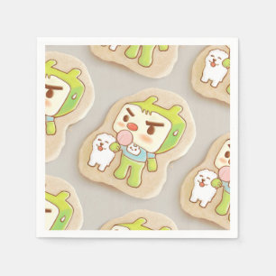 XiaoTieJun Icing Cookies Napkin