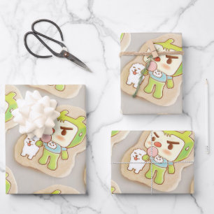 XiaoTieJun Icing Cookies Wrapping Paper Sheet