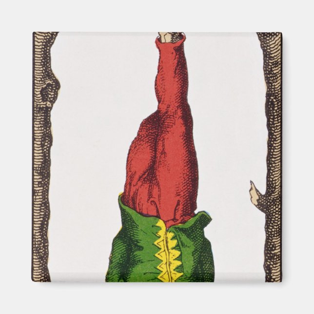 XII The Hanged Man, tarot card Magnet (Front)