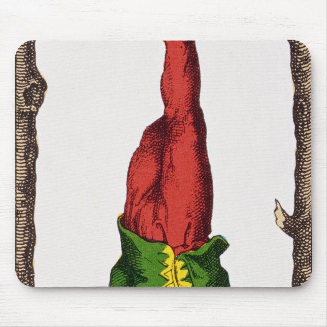 XII The Hanged Man, tarot card Mouse Pad (Front)