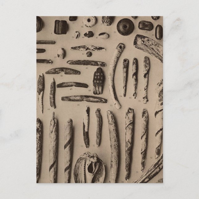 XIII Stone, glass ornaments, So California Postcard (Front)