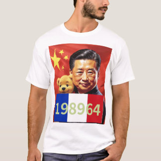 XIJINPING WINNIE POOH CHINA CCP 198964 FRANCE FLAG T-Shirt