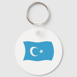 Xinjianj Uigur Flag Keychain