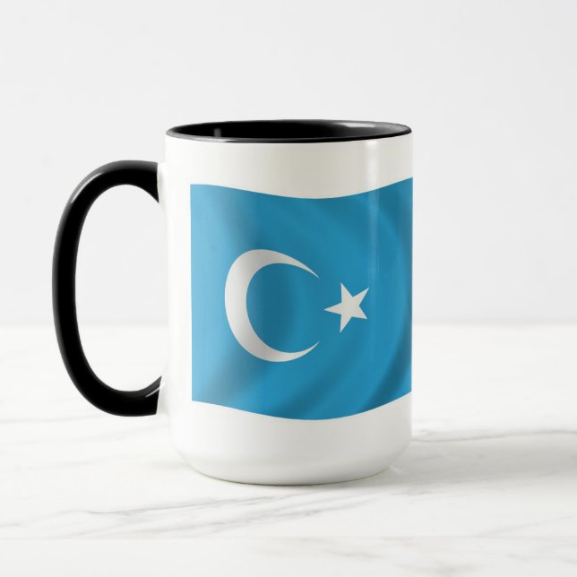 Xinjianj Uigur Flag Mug (Left)