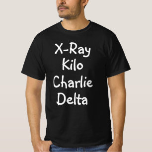 XKCD Explained X-Ray Kilo Charlie Delta Humour T-Shirt