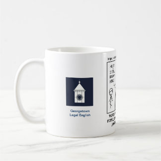 xkcd linguist humour - Georgetown OLE Coffee Mug