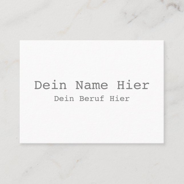 XL Business Card Self-Making (Front)