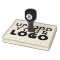 XL Business Logo Custom 4x5 Rubber Wooden Stamp
