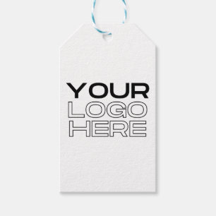 XL Large Business Logo Custom Gift Tags