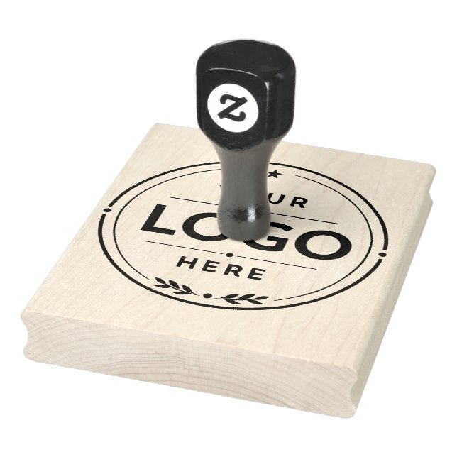 XL Large Business Logo Custom Rubber Stamp (Stamp)
