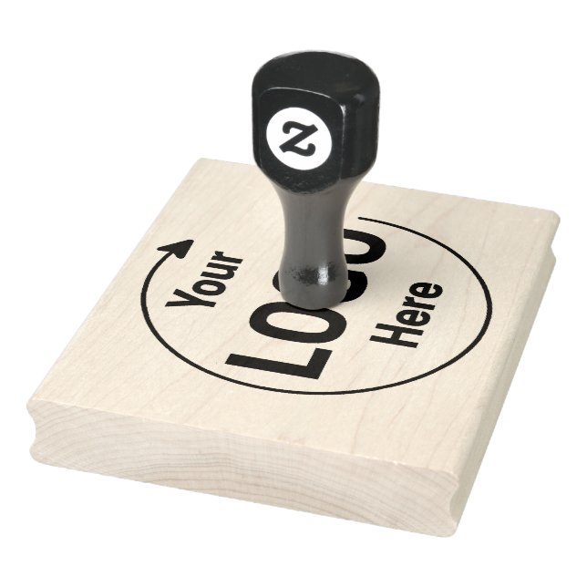 XL Large Business Logo Custom Rubber Stamp (Stamp)