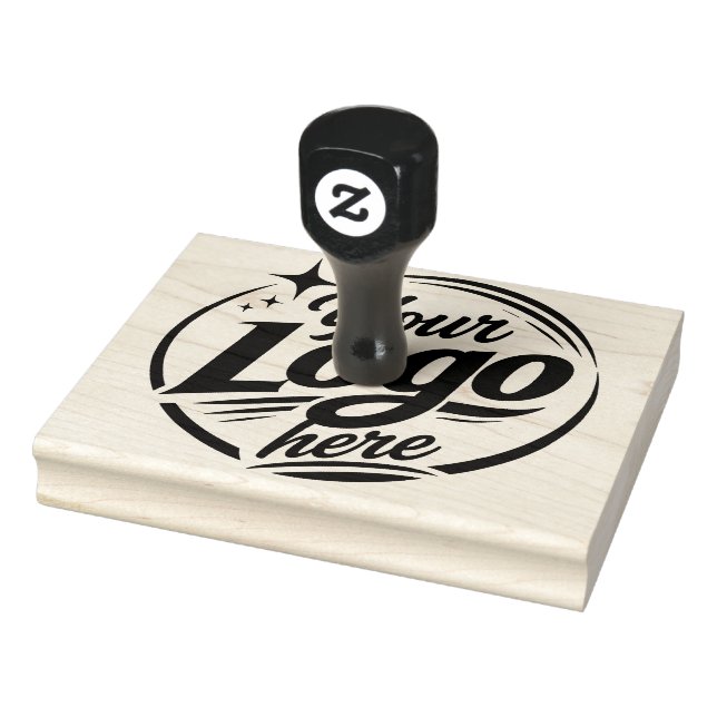 XL Large Business Logo Custom Rubber Stamp (Stamp)
