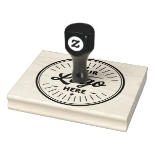 XL Large Business Logo Custom Rubber Stamp