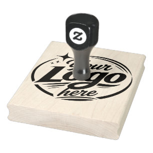 XL Large Business Logo Custom Rubber Stamp