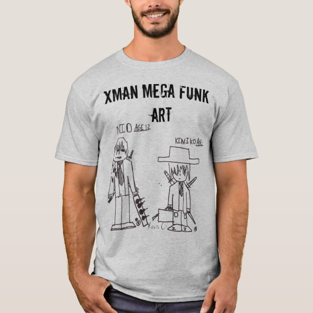 Xman Mega Funk Art T-Shirt (Front)
