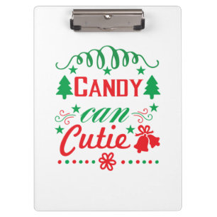 Xmas Art Candy Can Cutie Clipboard