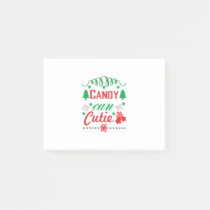 Xmas Art Candy Can Cutie Post-it Notes