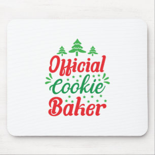 Xmas Art Official Cookie Baker Mouse Pad