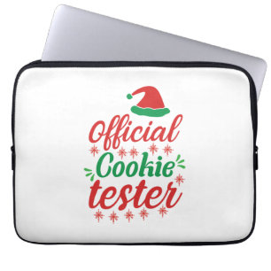 Xmas Art Official Cookie Tester Laptop Sleeve