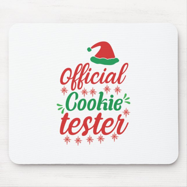 Xmas Art Official Cookie Tester Mouse Pad (Front)