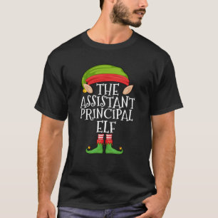 Xmas Assistant Principal Elf Matching Shirt Christ