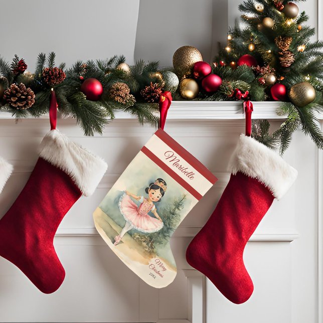 Xmas Ballerina Princess Christmas Stocking (Creator Uploaded)