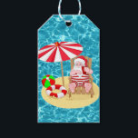 xmas beach santa claus gift tags<br><div class="desc">"xmas beach santa claus ", "beach santa claus""christmas july""tropical santa claus""florida santa claus""island santa claus""california santa claus""vacation santa claus""hawaii santa claus""summer santa claus" , beach ball, christmas, funny christmas, sand, santa, santa claus, tropical, vacation, xmas, california santa, florida santa, hawaii santa, , xmas july, tropical santa, vacation santa, beach santa...</div>