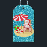 xmas beach santa claus gift tags<br><div class="desc">"xmas beach santa claus ", "beach santa claus""christmas july""tropical santa claus""florida santa claus""island santa claus""california santa claus""vacation santa claus""hawaii santa claus""summer santa claus" , beach ball, christmas, funny christmas, sand, santa, santa claus, tropical, vacation, xmas, california santa, florida santa, hawaii santa, , xmas july, tropical santa, vacation santa, beach santa...</div>