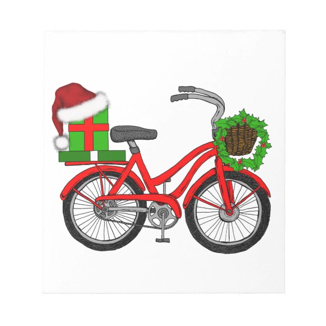 xmas bike notepad (Front)