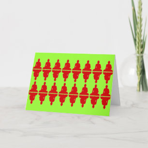 Xmas Buddha Holiday Card