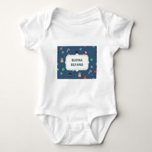 xmas buona Befana Baby Bodysuit