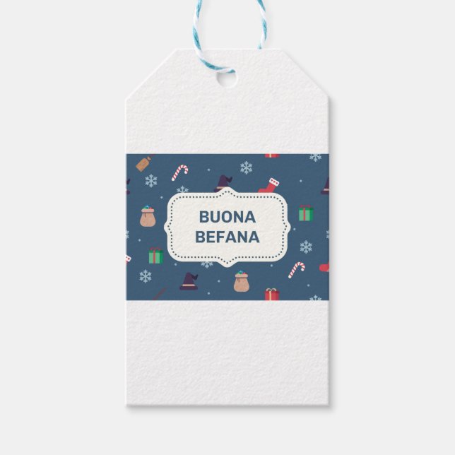 xmas buona Befana Gift Tags (Front)