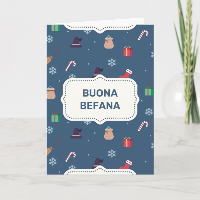 xmas buona Befana Holiday Card (Front)