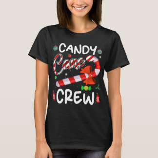 Xmas Candy Canes Crew Funny Christmas Candy Lover  T-Shirt