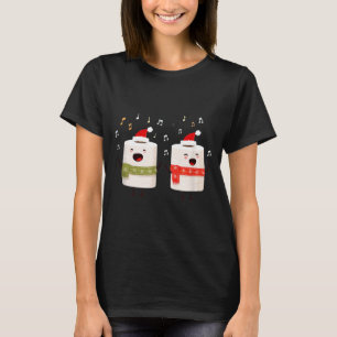 Xmas Caroling Costume for Funny Toilet Papers T-Shirt