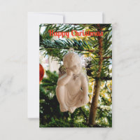Xmas cherub card
