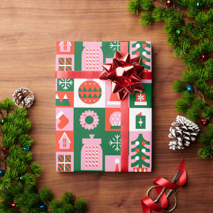 Xmas Coloured Noel Christmas Wrapping Paper