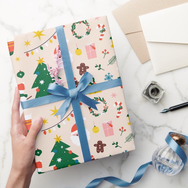 Xmas Coloured Noel Christmas Wrapping Paper (Creator Uploaded)