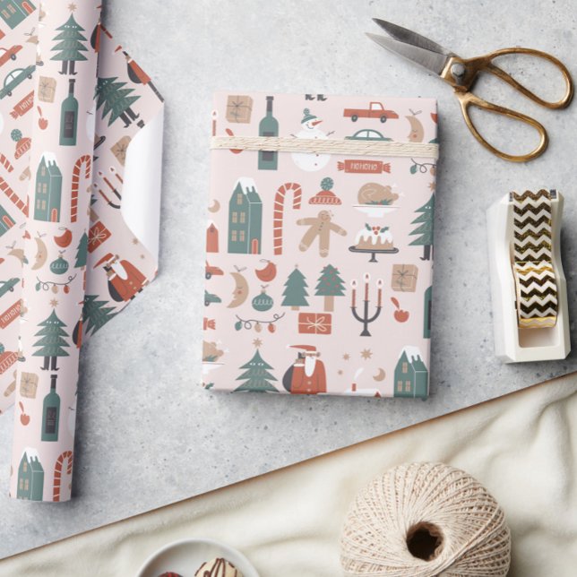 Xmas Coloured Noel Christmas Wrapping Paper (Creator Uploaded)