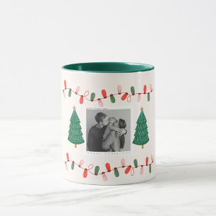 Xmas Colourful Modern Coloured Noel Christmas Mug